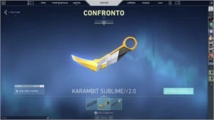 Conta de valorant com 300 reais em skin