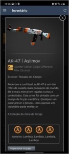 AK-47 ASIIMOV FIELD TESTED - Counter Strike CS