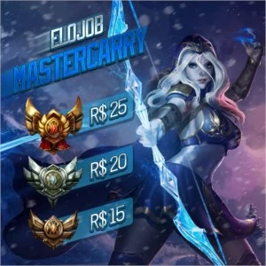 MASTER CARRY ELOJOB/DUOJOB BRONZE/PRATA/GOLD - League of Legends LOL