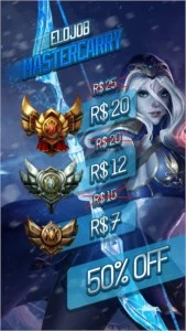 MASTER CARRY ELOJOB/DUOJOB BRONZE/PRATA/GOLD - League of Legends LOL