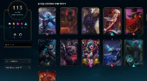 Handlevel Lvl 129 Recheada De Skin Tryhard (Boa Para Main) - League of Legends LOL