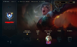 Handlevel Lvl 129 Recheada De Skin Tryhard (Boa Para Main) - League of Legends LOL