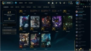 CONTA GOLD 4, 43 champs 3 skins - League of Legends LOL