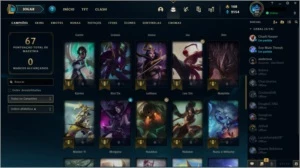 CONTA GOLD 4, 43 champs 3 skins - League of Legends LOL