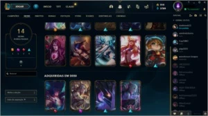 Conta de LOL NV 58 Prata 4 - League of Legends