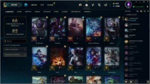 Conta de LOL NV 58 Prata 4 - League of Legends