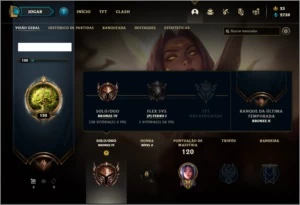 Conta bronze 4 com 62 champs e 35 skins (Mais de 200 jogos) - League of Legends LOL