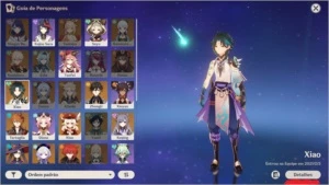 Conta Genshin Impact com diversos 5 estrelas
