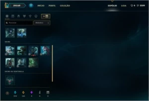 CONTA LOL LEAGUE OF LEGENDS PLATINA 1
