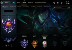 CONTA LEAGUE OF LEGENDS D4, 221 SKINS, TODOS CHAMPIONS LOL