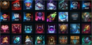 234 SKINS E ALL CHAMPS - League of Legends LOL