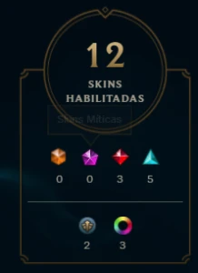 Conta lol mestre S2022 e atual - League of Legends