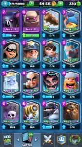 Conta Clash Royale LV11 com 14 Lendarias