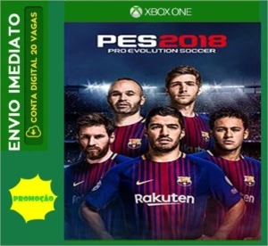 Pro Evolution Soccer 2018 Xbox One Mídia Digital Portugues