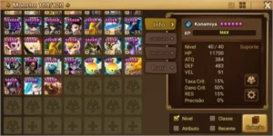 Conta Late Game 25 nat5, C3 arena e c1 rta - Summoners War