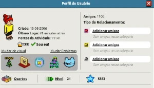 CONTA 2006 (Emblemas raros + quarto impecável montado) - Habbo