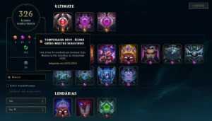 CONTA LV 436 (conta desde 2013, 226 SKINS/Icones/emotes raro - League of Legends LOL