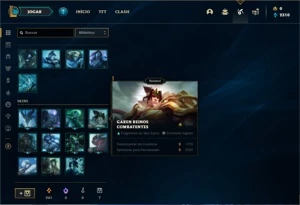 Conta ouro 2 com 30 Champs e 3 Skins + 16 Espolios - League of Legends LOL