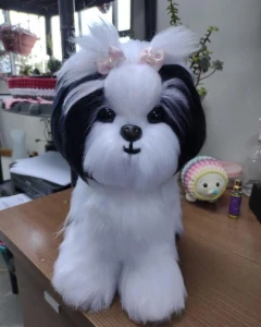 Cachorrinho Shitzu - Amigurumi de Crochê - Artesanato e Personalizados