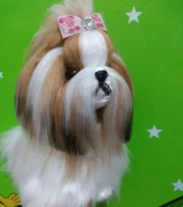 Cachorrinho Shitzu - Amigurumi de Crochê - Artesanato e Personalizados