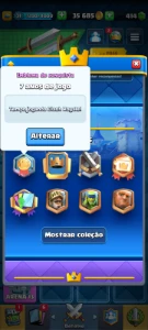 Conta simples com nível razoável - Clash Royale