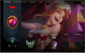 ACC lol Plat-V 107 Champs e 52 Skins lvl 86 - League of Legends