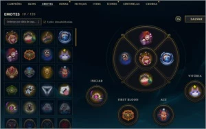 ACC lol Plat-V 107 Champs e 52 Skins lvl 86 - League of Legends