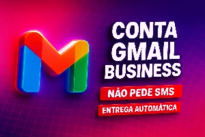 5x Contas Gmail Business | Sem SMS | Entrega Rápida - Outros