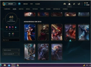 Conta Diamante 4 Wild Rift/unranked lol pc com 30 skins+ - League of Legends: Wild Rift LOL WR
