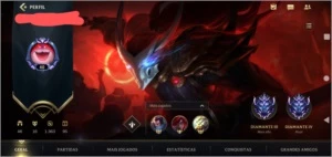Conta Diamante 4 Wild Rift/unranked lol pc com 30 skins+ - League of Legends: Wild Rift LOL WR