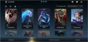 Conta Diamante 4 Wild Rift/unranked lol pc com 30 skins+ - League of Legends: Wild Rift LOL WR