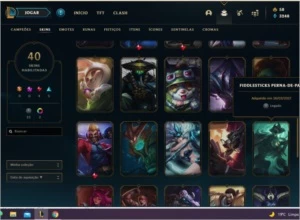 Conta Diamante 4 Wild Rift/unranked lol pc com 30 skins+ - League of Legends: Wild Rift LOL WR
