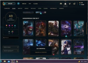 Conta Diamante 4 Wild Rift/unranked lol pc com 30 skins+ - League of Legends: Wild Rift LOL WR