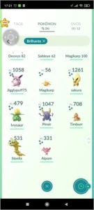 Conta pokémon go nível 34