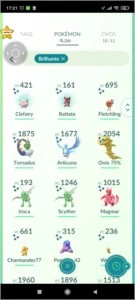 Conta pokémon go nível 34