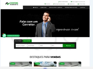 Site pronto para empresa de imobiliária - Digital Services