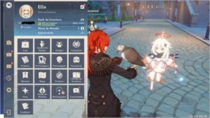 Diluc + QiQi + Vários 4*  ( AR 24 )  Genshin Impact