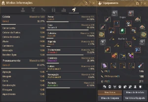 3 BS PEN, Bússulo, Mapa, chars full peso, 1k perga obtenção! - Outros