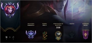 Diamond 2 / 134 Skins / Espólios / 135 champs - League of Legends LOL