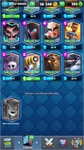 Conta nível 11 com 101 cartas - Clash Royale