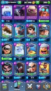 Conta nível 11 com 101 cartas - Clash Royale
