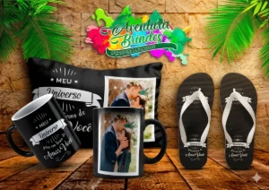 Pack  De Estampas De Chinelo, Blusa, Camiseta, Caneca, Almof