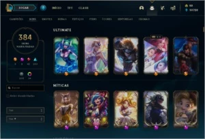 Conta lol ouro 2 384 skins - League of Legends