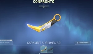 Conta valorant KARAMBIT