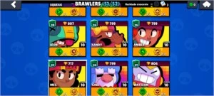 BRAWL STARS —  40,500 TROFÉUS, 51 BRAWLERS, 50 MAXIMIZADO E