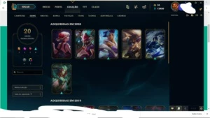 Conta diamante 4, smurf no precinho - League of Legends LOL