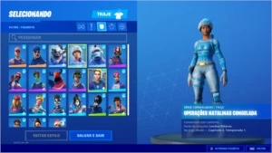 Conta de Fortnite com 89 ao todo, Minty e Salve o Mundo