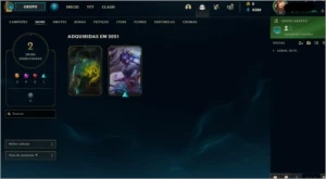 Conta diamante 4 63% de winrate, 2 skins Lendarias - League of Legends LOL