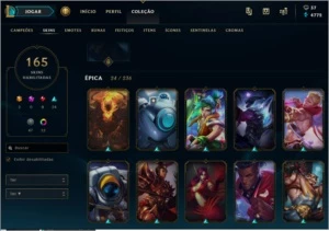 Conta League of Legends - Plat 2 (conta da season 3) LOL
