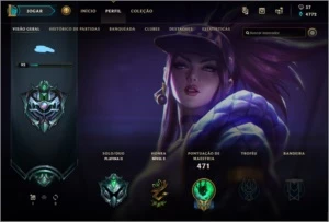Conta League of Legends - Plat 2 (conta da season 3) LOL